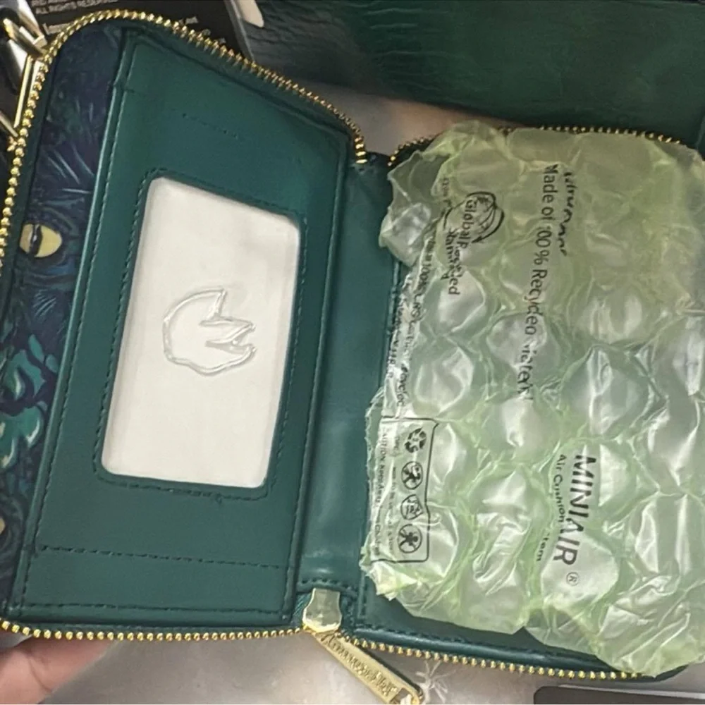 Loungefly Jurassic World Velociraptor Palm Mini backpack, Wallet, & Sling Bag